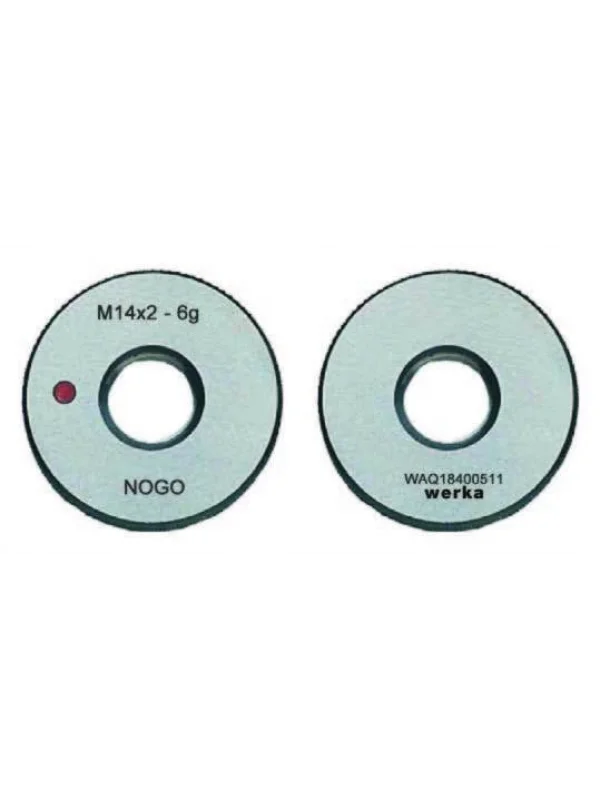 Werka Metrik İnce Diş Vida Halka Mastar - Geçmez