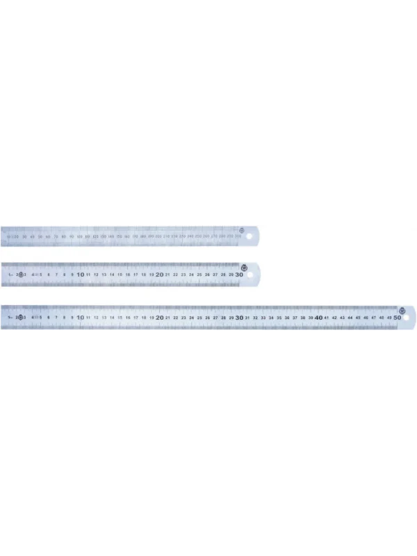 Werka Orta Sert Paslanmaz Çelik Cetvel