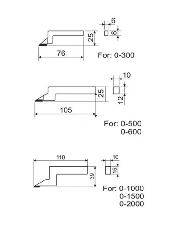 Werka Yükseklik Mihengiri Yedek Uçları