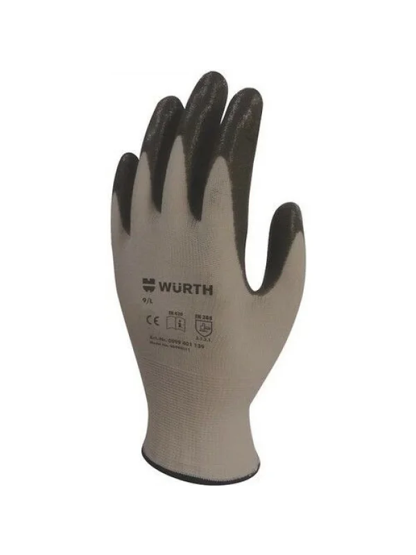 Würth İş Güvenliği Eldiveni Mekanikçi Siyah 10