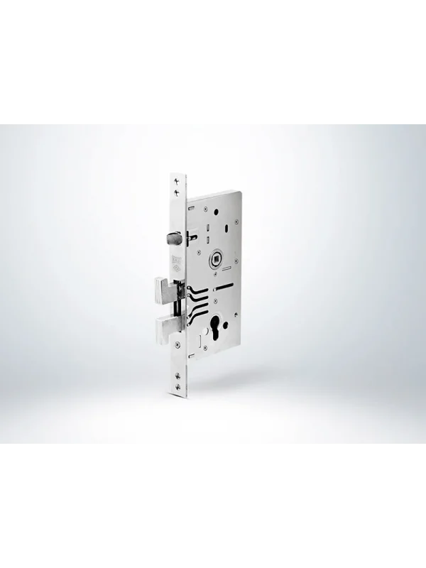 Yeni Nesil Champion Kancalı Monoblok Çelik Kapı Kilidi ( SN Nikel Silindirli )