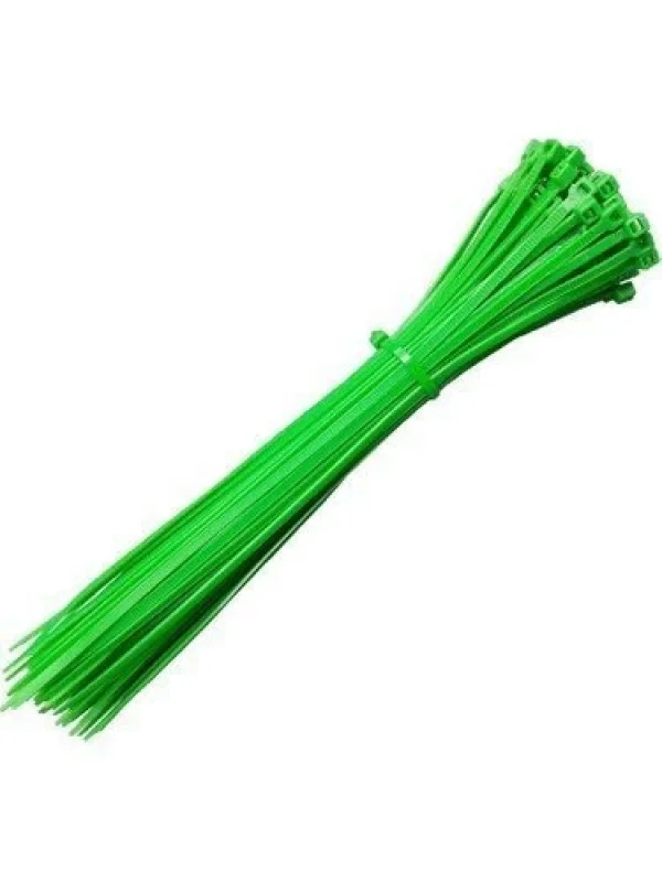 Yeşil Kablo Bağları 100 Adet
