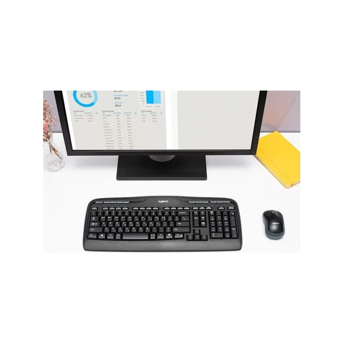 Logitech MK330 Kablosuz Klavye Mouse Set Siyah 920-003988 