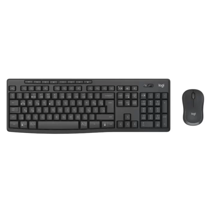 Logitech MK370 Kurumsal Klavye Mouse Set Kablosuz Siyah 920-012074