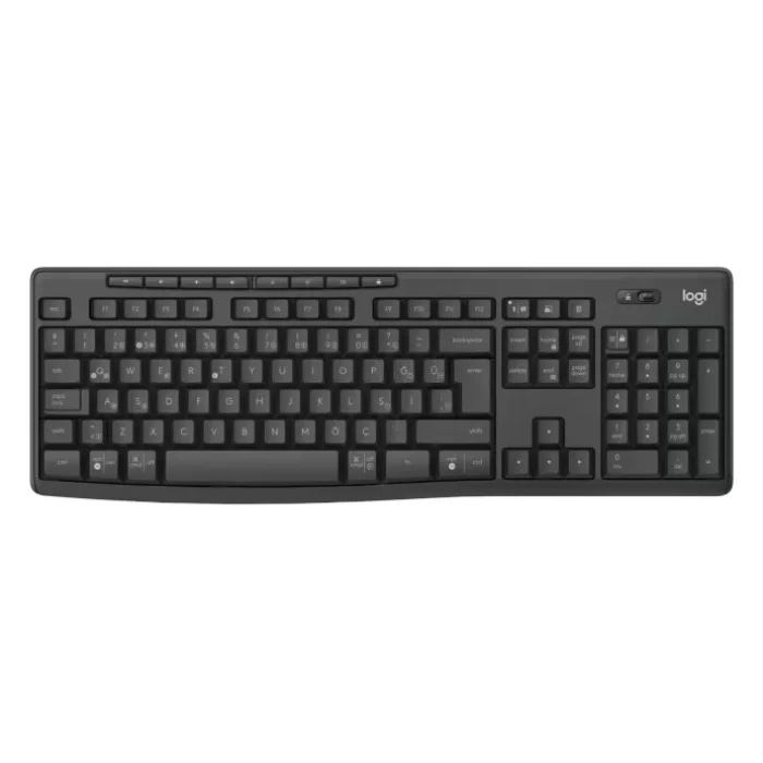 Logitech MK370 Kurumsal Klavye Mouse Set Kablosuz Siyah 920-012074