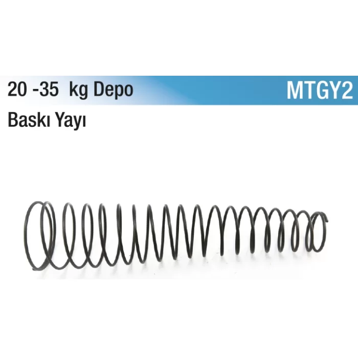 20-35 kg. için Gres Kovası Baskı Yayı