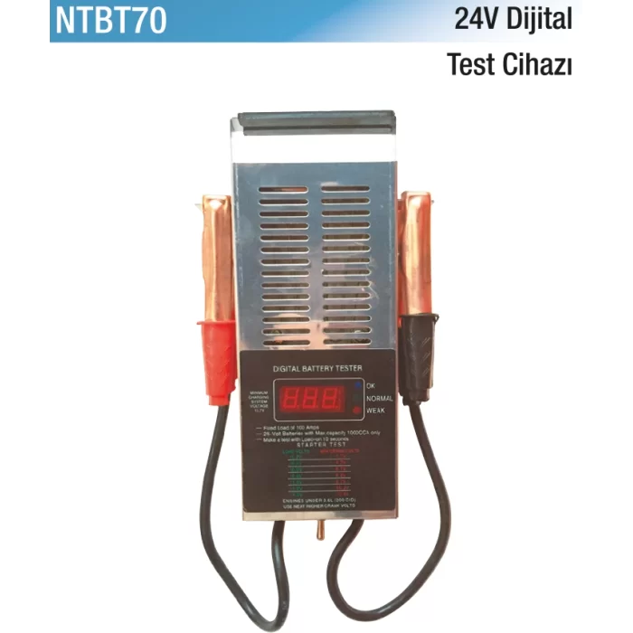 24V Dijital Akü Test Cihazı