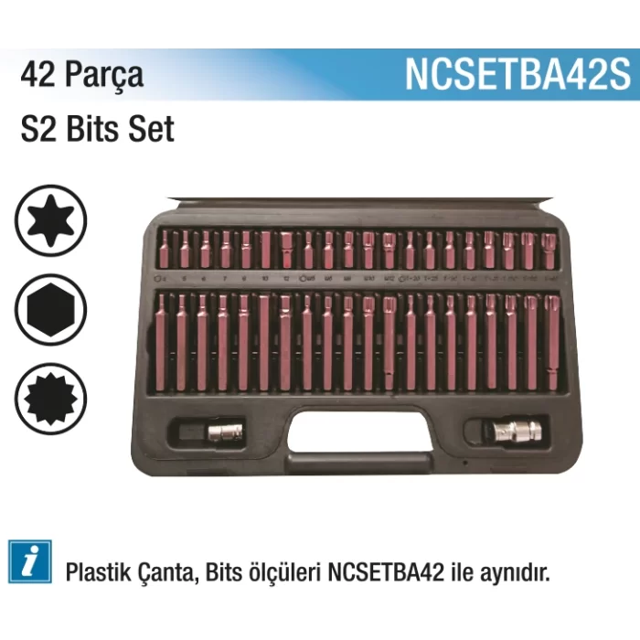 42 Parça S2 Bits Set