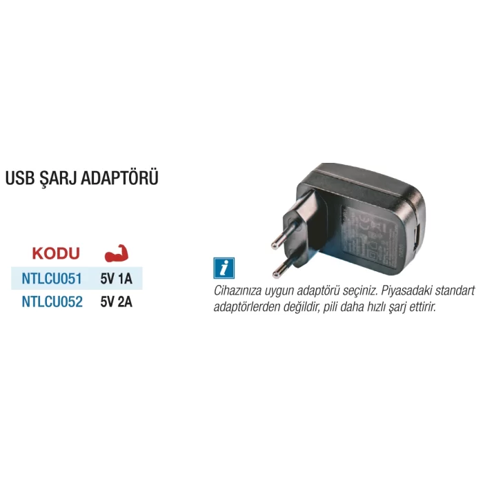 5V 1A USB Şarj Adaptörü