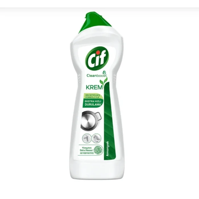 Cif Krem Yeni Nesil Yüzey Temizleyici Amonyak 750 Ml