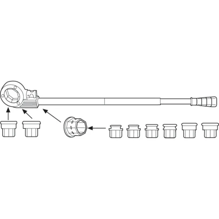 Rothenberger Super Cut Kollu Pafta Seti 1/2 - 2
