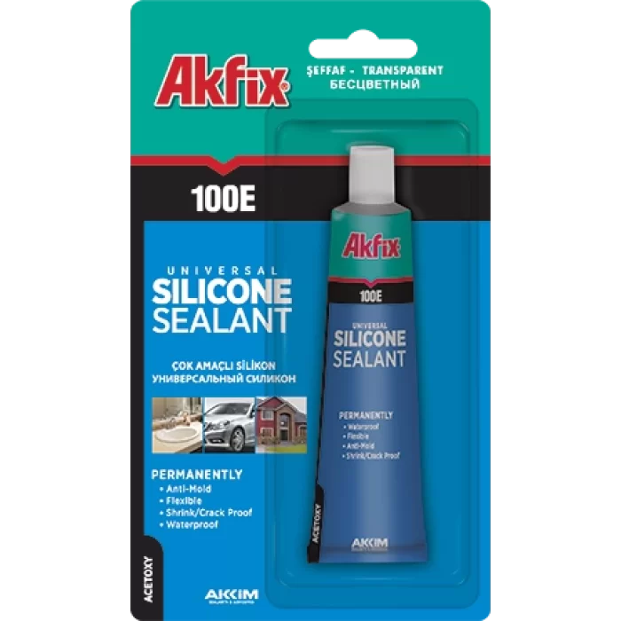 Akfix 100E Genel Amaçlı Silikon Tüp (Blister) 50ml