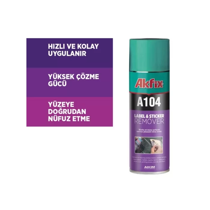 Akfix A104 Etiket Sökücü Sprey 200ml