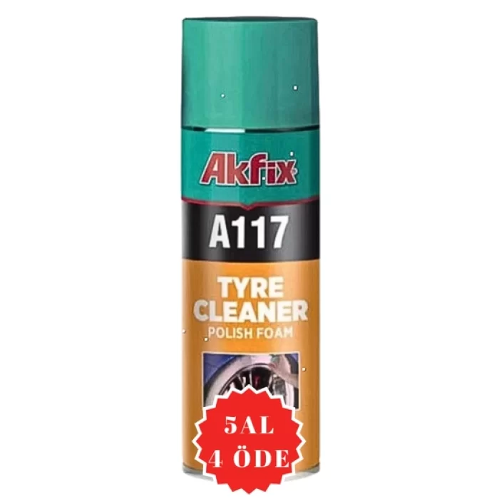 Akfix A117 Oto Lastik Parlatma-Temizleme Spreyi 500ml