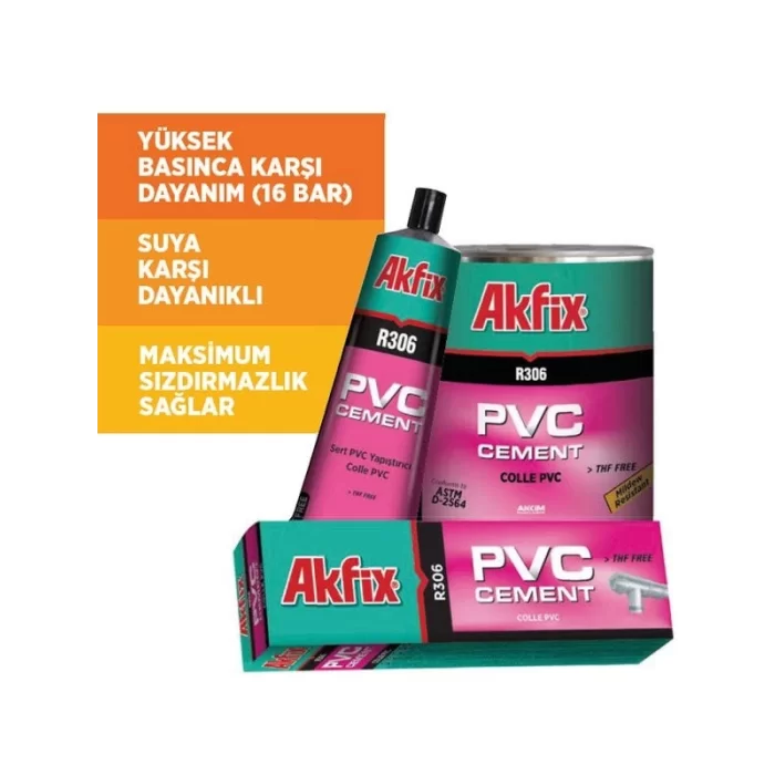 Akfix R306 Sert Pvc Yapıştırıcı