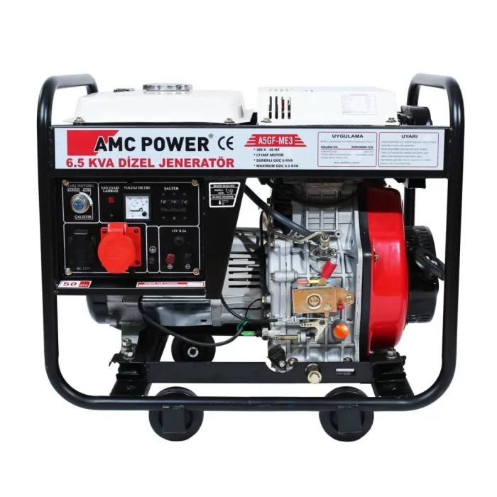 Amcpower 6,5 KVA Dizel Jeneratör 380 Volt