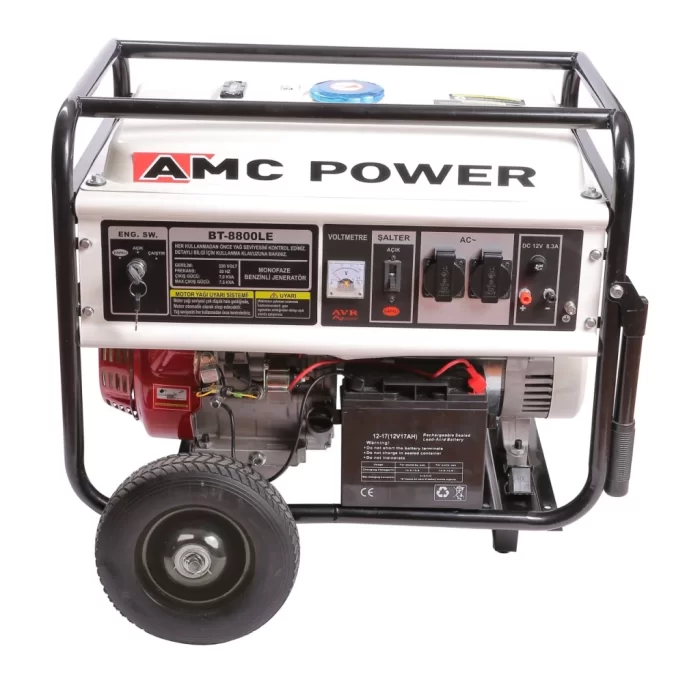 Amcpower 7,5 KVA Benzinli Jeneratör 220v