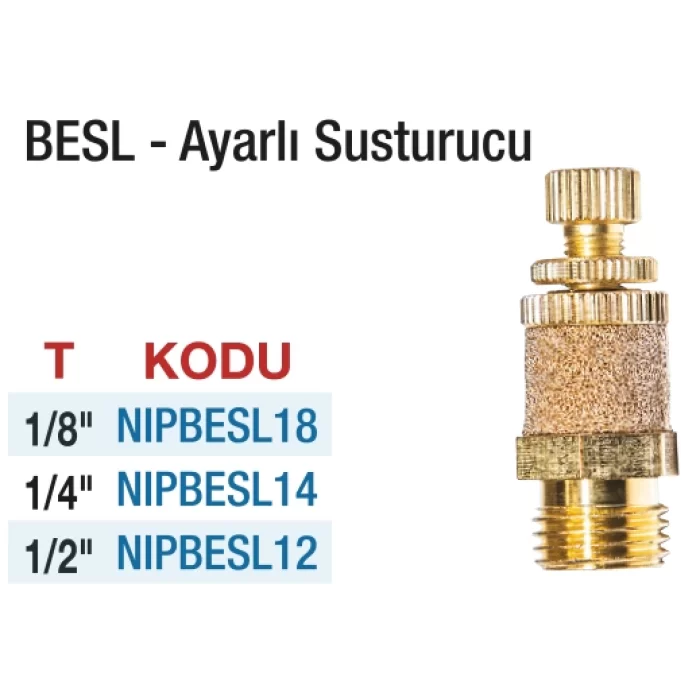 BESL Ayarlı Susturucu - 50 Adet