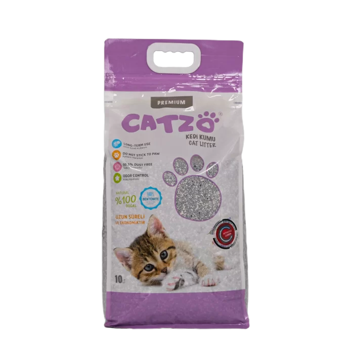 CATZO --AKTİF CARBON-- KEDİ KUMU 10LT*