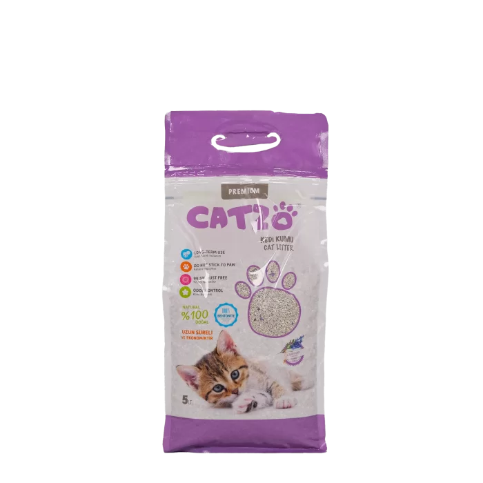 CATZO KEDİ KUMU *LAVANTA KOKULU* BENTONİT 5LT.