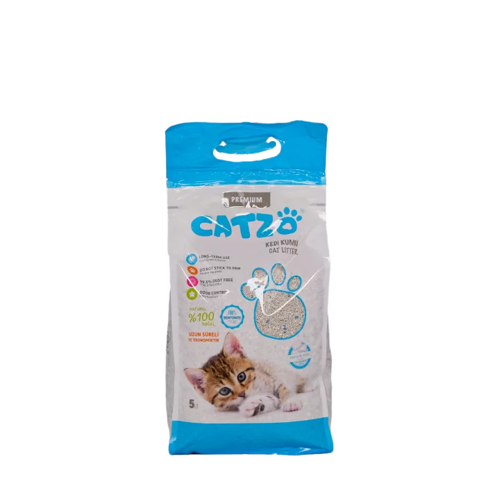 CATZO KEDİ KUMU*MARSİLYA SABUN KOKU*BENTONİT 5LT