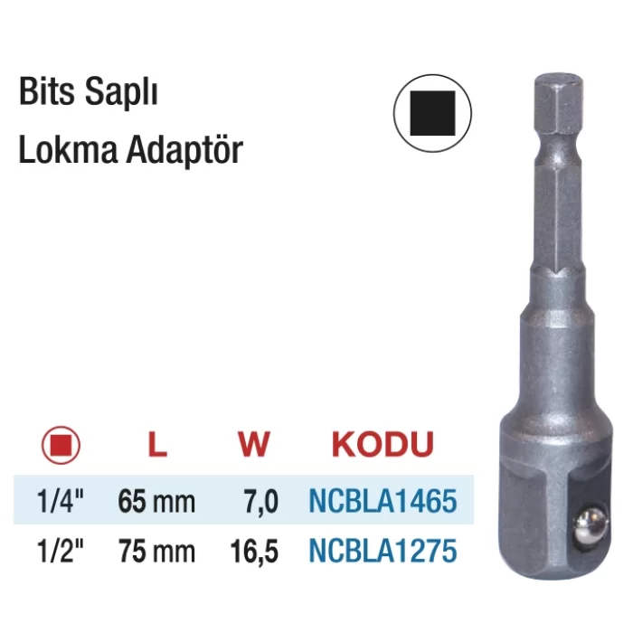 CRV BİTS SAPLI LOKMA ADAPTÖRLERİ