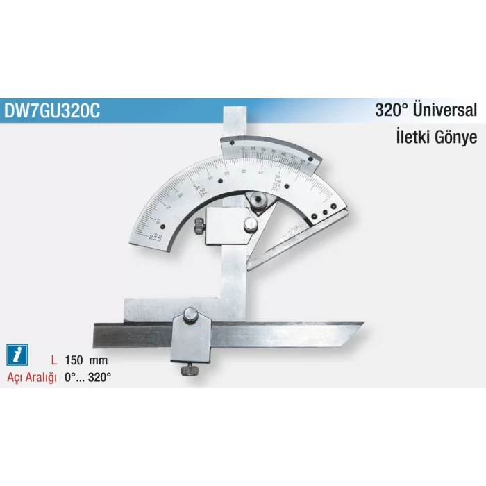 D&W 320°-Üniversal İletki Gönye