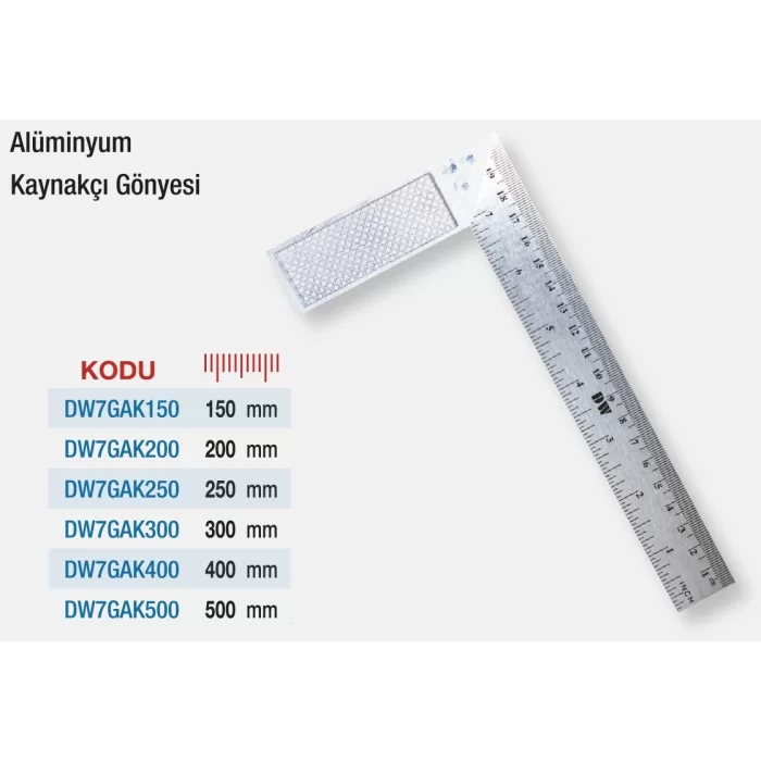 D&W Alüminyum Kaynakçı Gönyeleri