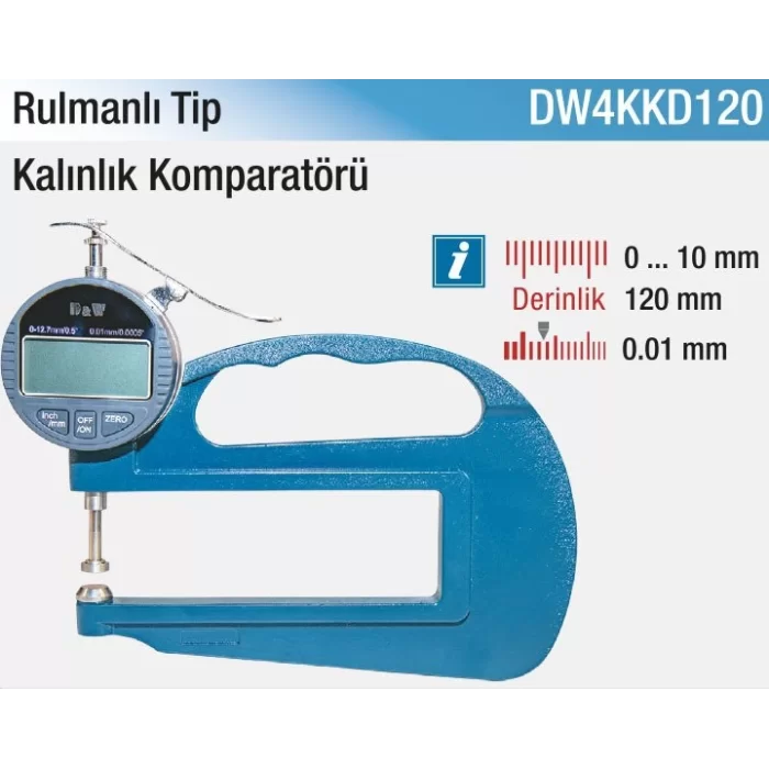 D&W Rulmanlı Tip Kalınlık Komparatörü