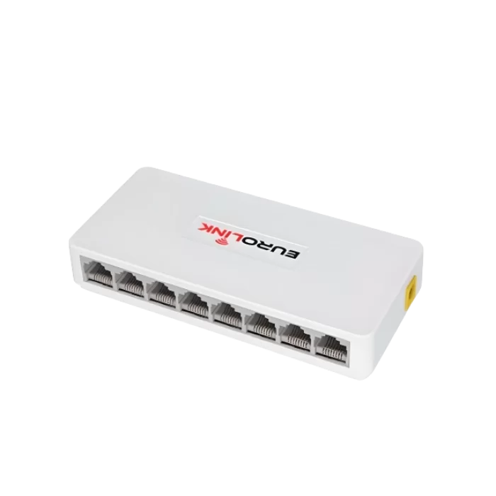 EUROLİNK EL-SG 2008   8 PORT 10/100/1000 GIGABIT ETHERNET SWİTCH