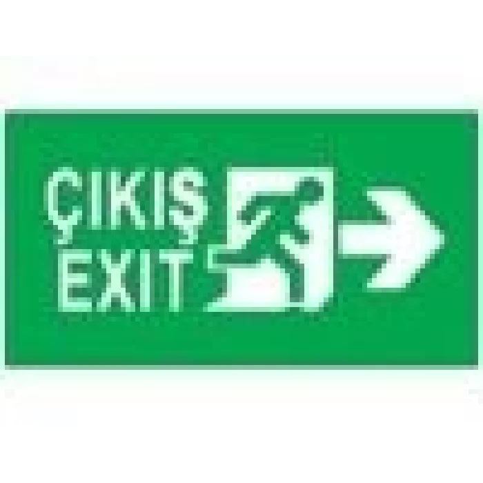 Exit Acil Durum Tabelası - S.No 13