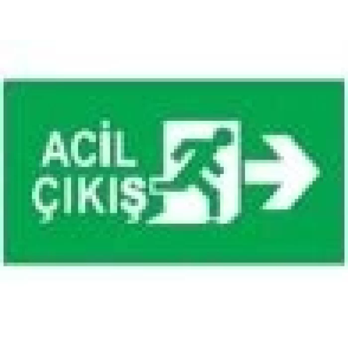 Exit Acil Durum Tabelası - S.No 7