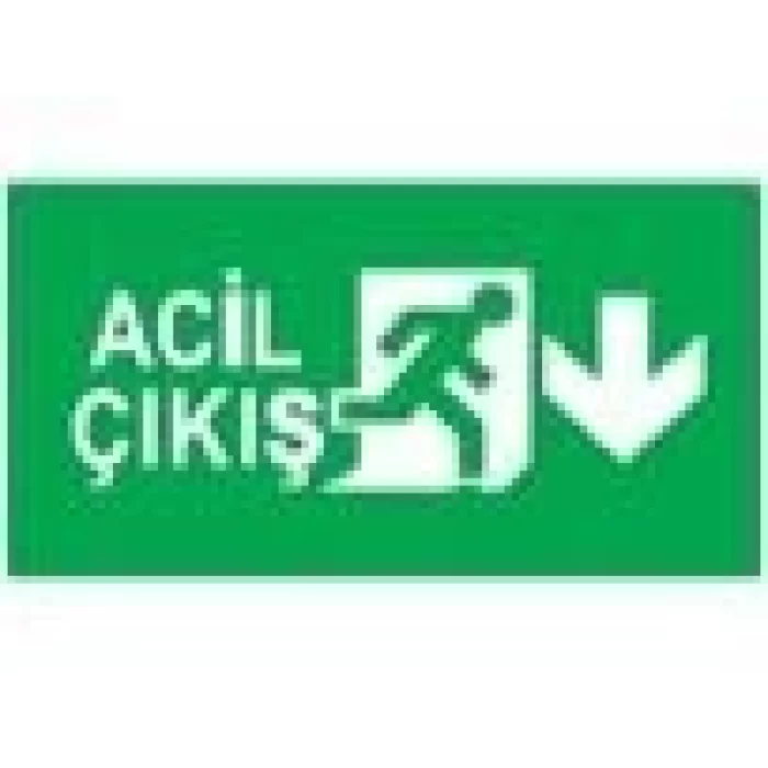 Exit Acil Durum Tabelası - S.No 9