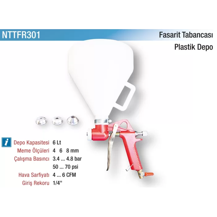 Fasarit Tabancası Plastik Depo