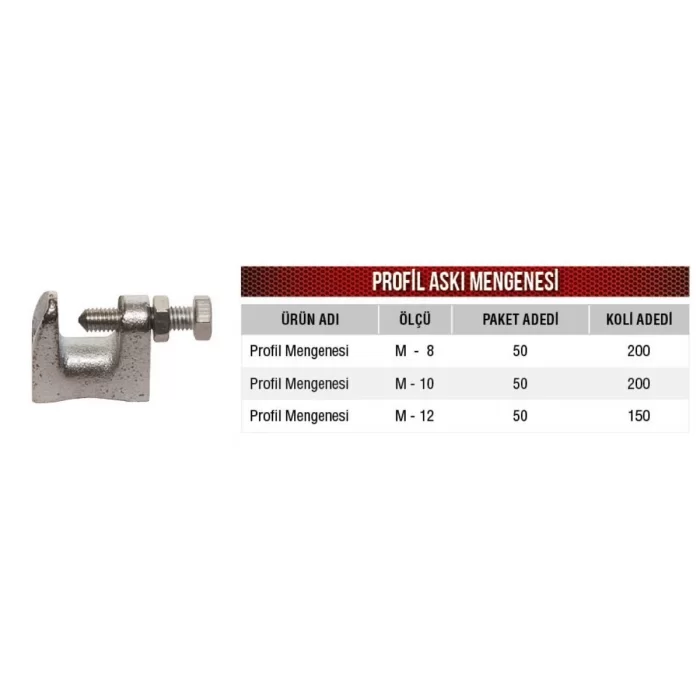 Frt Profil Mengenesi M-10 Sivri Tip