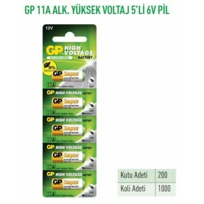 GP11A-C5  11A ALK. YÜKSEK VOLTAJ 5Lİ