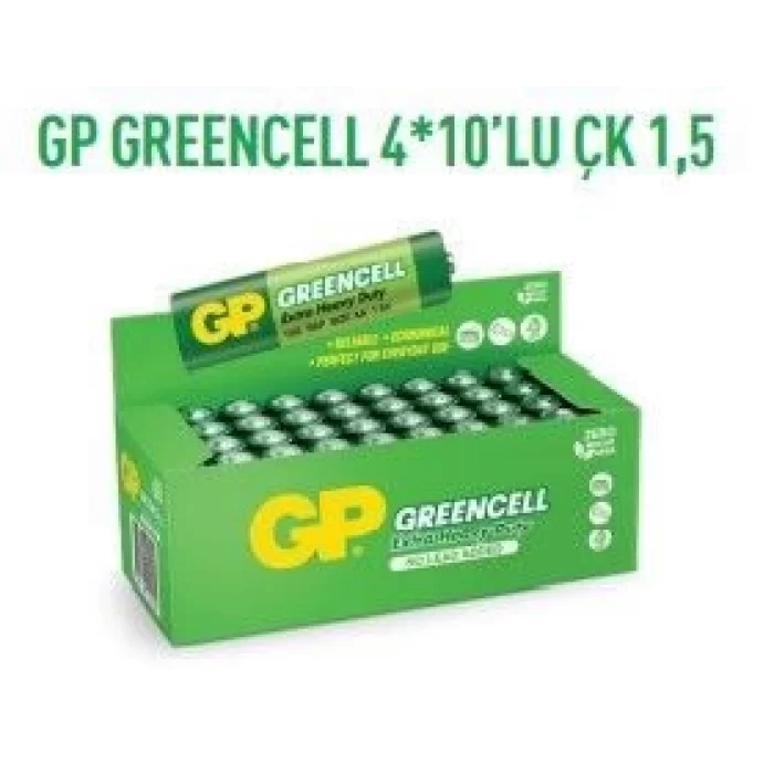 GP15G-2S4  GREENCELL 4*10LU ÇK 1,5V