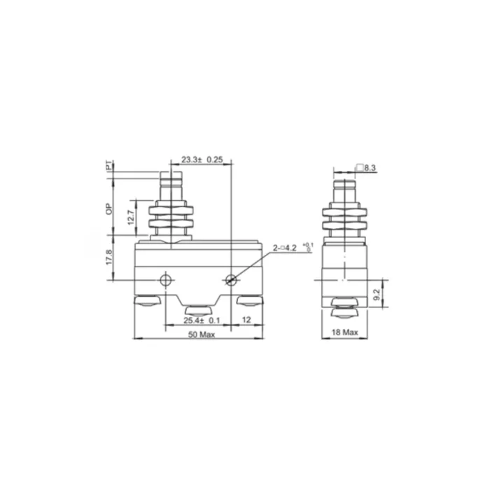 Gwest AZ - 15GQ - B Kalın Kısa Metal Pimli 15A Mikro Switch (20 Adet)