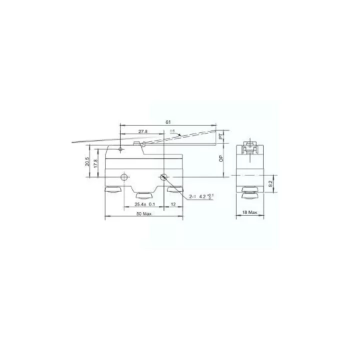 Gwest AZ - 15HW24 - B Uzun Tel Palet 15A Mikro Switch (20 Adet)