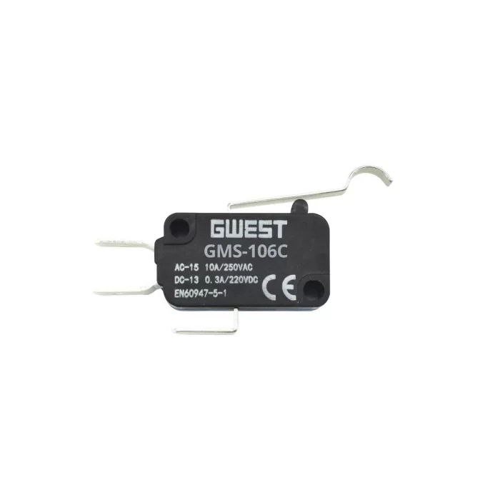 Gwest GMS - 106C 10 Amper Kıvrık Kollu Mikro Switch 100 Adet