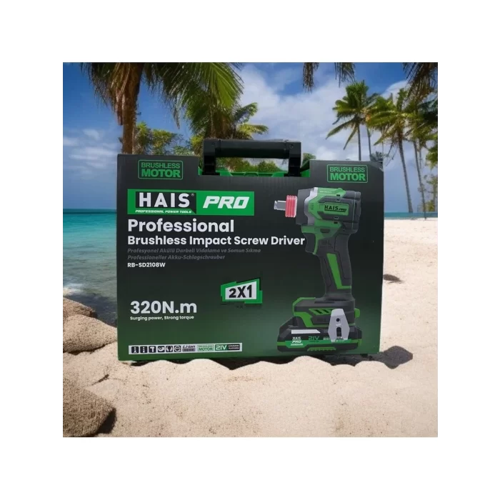 HAISPRO RB-SD2108W Profesyonel Akülü Darbeli Vidalama