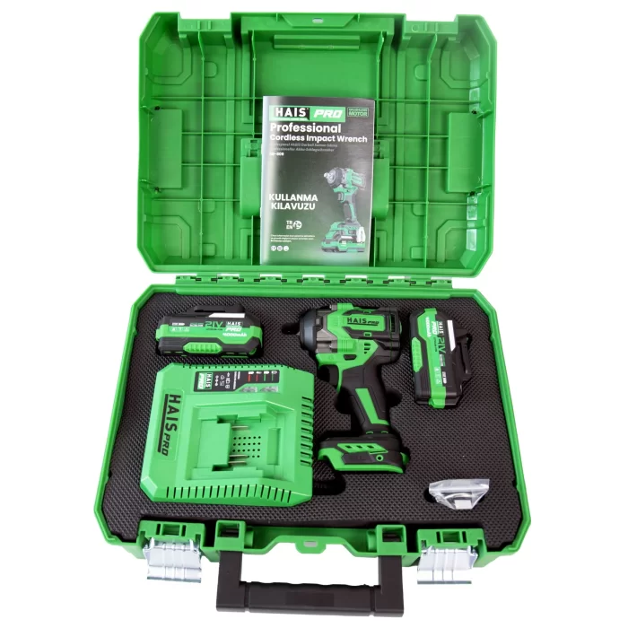 HAISPRO Profesyonel Darbeli Somun Sıkma 850 Nm 21 V RB-809