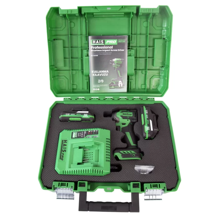 HAISPRO Profesyonel Darbeli Vidalama 21 V 2.0 Ah Çift Akülü RB-SD2108