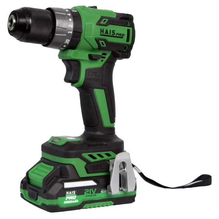 HAISPRO Profesyonel Darbeli Vidalama Matkap 21 V 2.0 Ah Çift Akülü