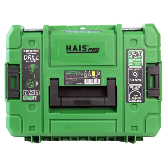 HAISPRO Profesyonel Vidalama Matkap 21 V 2.0 Ah Çift Akülü RB-DB2101