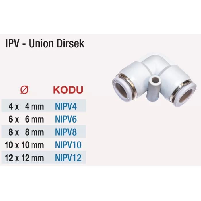 IPV Union Dirsek - 10 Adet