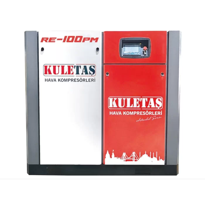 Kuletaş 100 Hp İnvertör Endüstriyel Vidalı Hava Kompresörü RE-100 PM