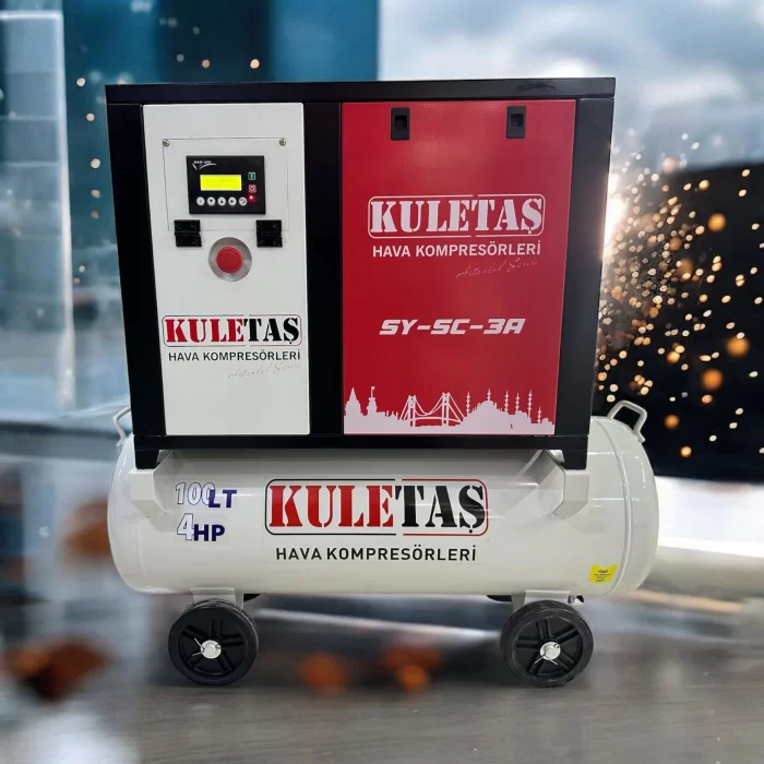 Kuletaş 4 Hp Endüstriyel Vidalı Hava Kompresörü SY-SC-3A