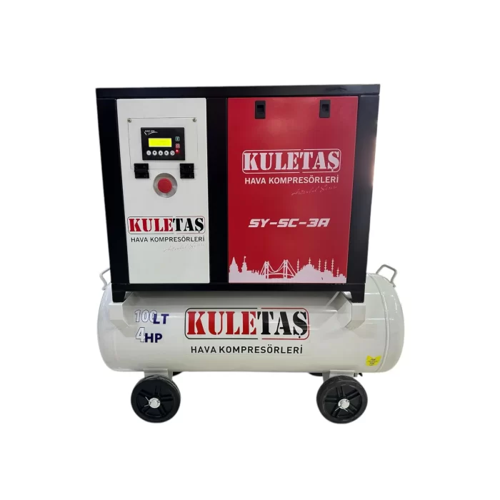 Kuletaş 4 Hp Endüstriyel Vidalı Hava Kompresörü SY-SC-3A