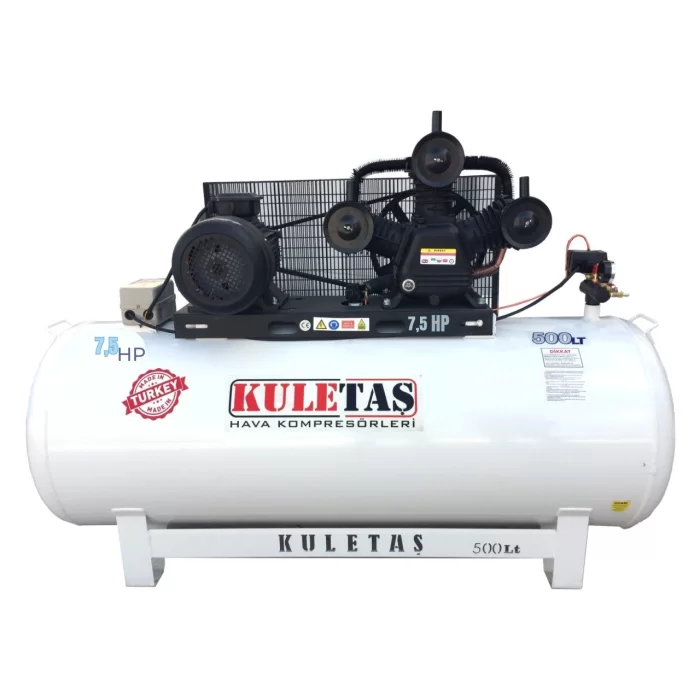 Kuletaş 500 Litre Hava Kompresörü 8 Bar 7,5 HP